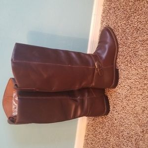 Nine West Brown Boots SZ 8